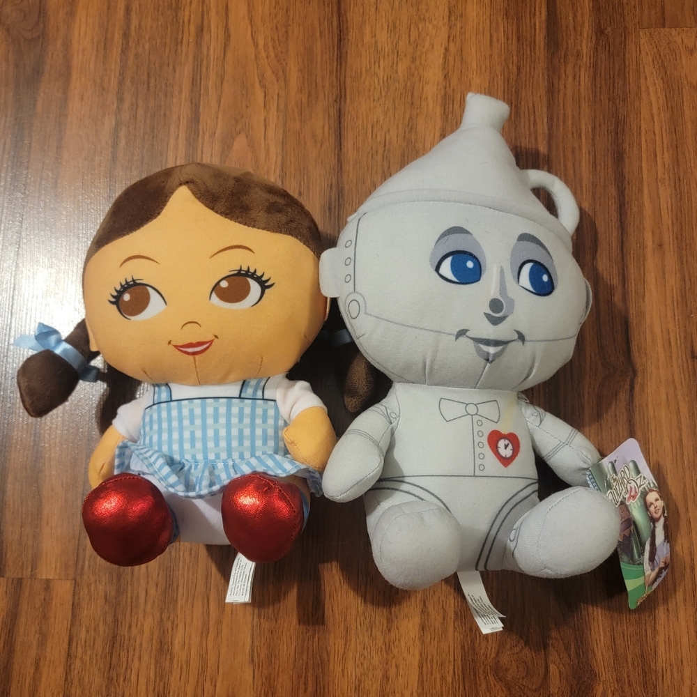 Wizard of Oz Dorothy & Tin Man Plush Set